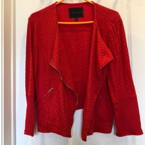 Sanctuary Red moto jacket